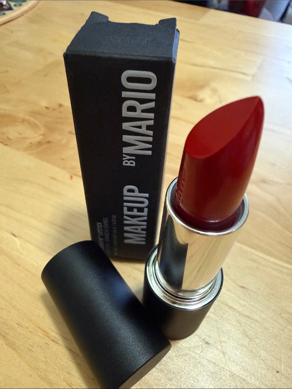 Makeup By Mario Vibrant Deep Red Lipstick, TRIBECA